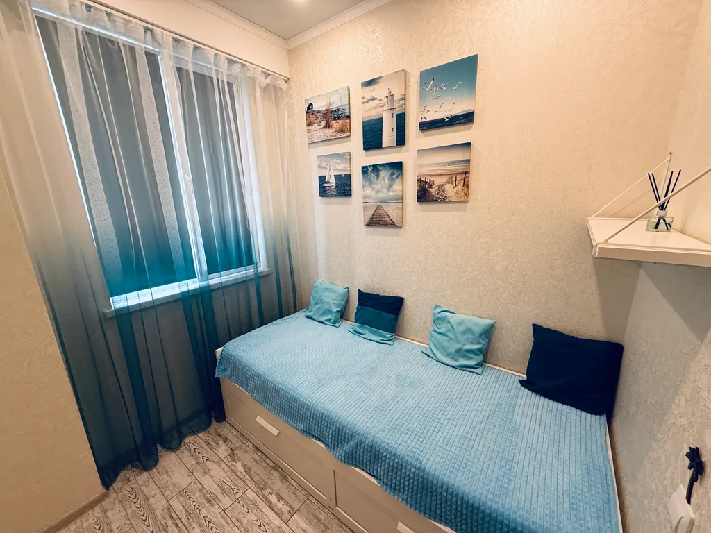 Квартира Квартира Уютная евродвушка с балконом рядом с морем в центре Адлера — Сириус