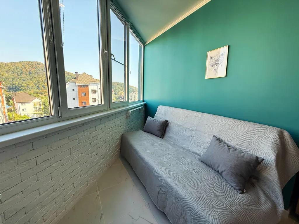 Апартаменты в 3 минутах до пляжа с видом на горы