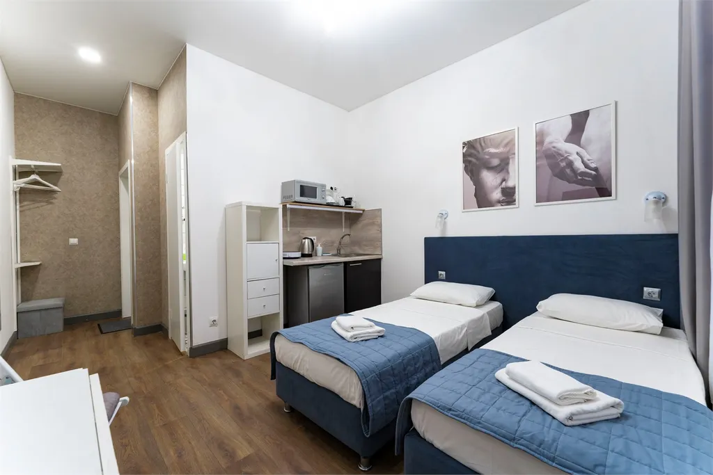 Квартира Квартира Студия с двумя односпальными кроватями на Марата — Санкт-Петербург