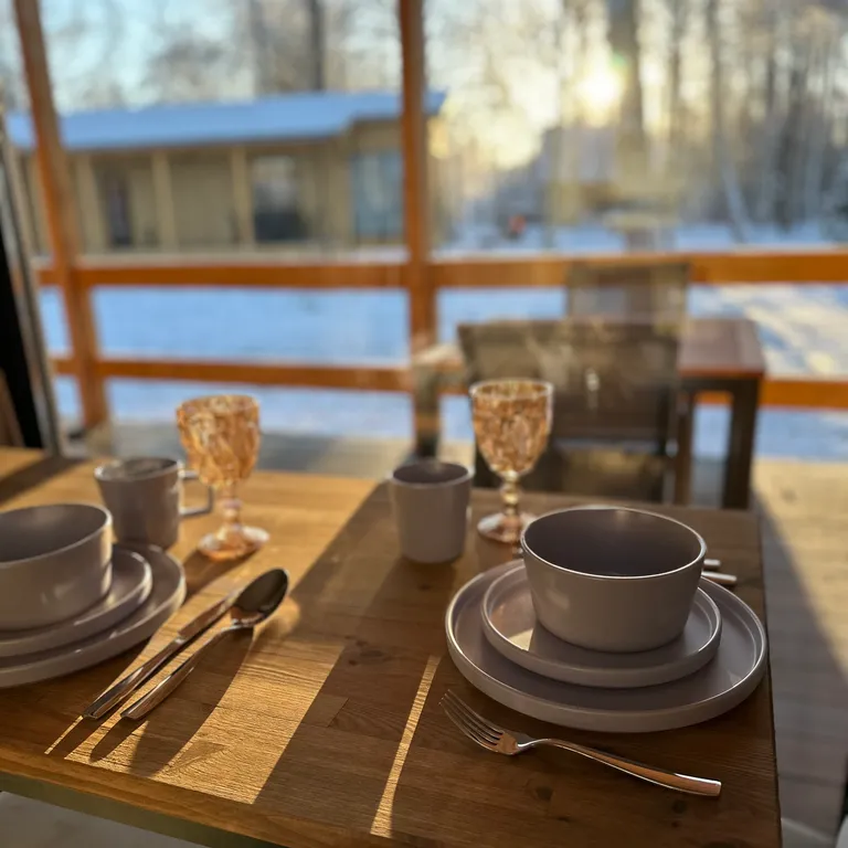 Коттедж Домик с панорамной ванной на озере Вуокса — Беличье