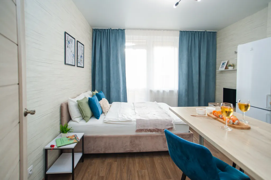 Квартира Квартира Студия для двоих у метро Беговая — Санкт-Петербург