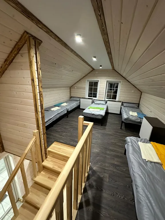 Альпийский дом на берегу Камы для семейного отдыха