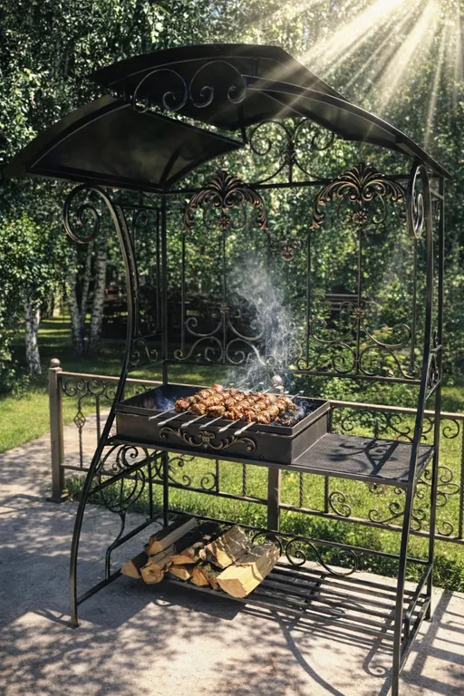 Современный домик с баней, чаном и беседкой