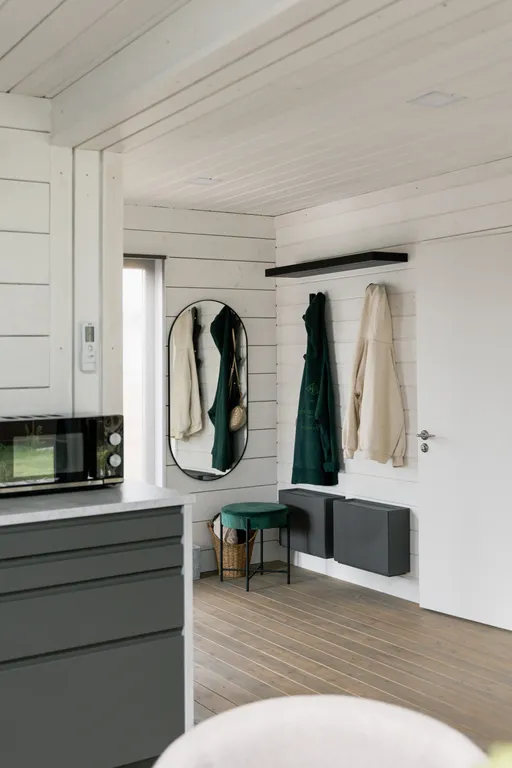 Дом с баней с видом на лес