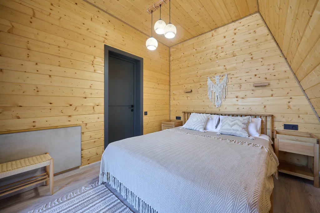 Коттедж Коттедж Уютное шале с 1 спальней + гостиная с кухней и ванной комнатой — Мезмай