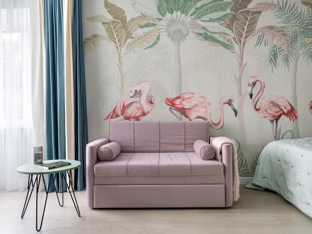 Дизайнерская квартира "Фламинго" рядом с лесом в Зеленогорске