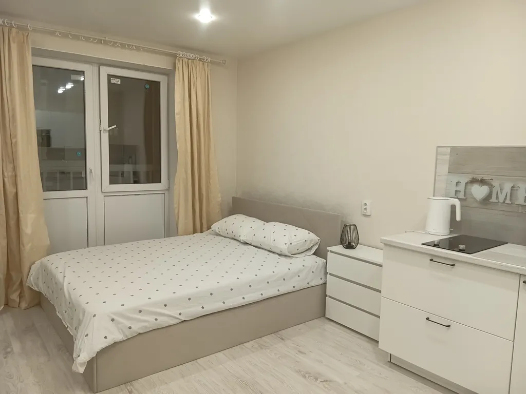 Студия у глобуса с 2 отдельными спальными местами