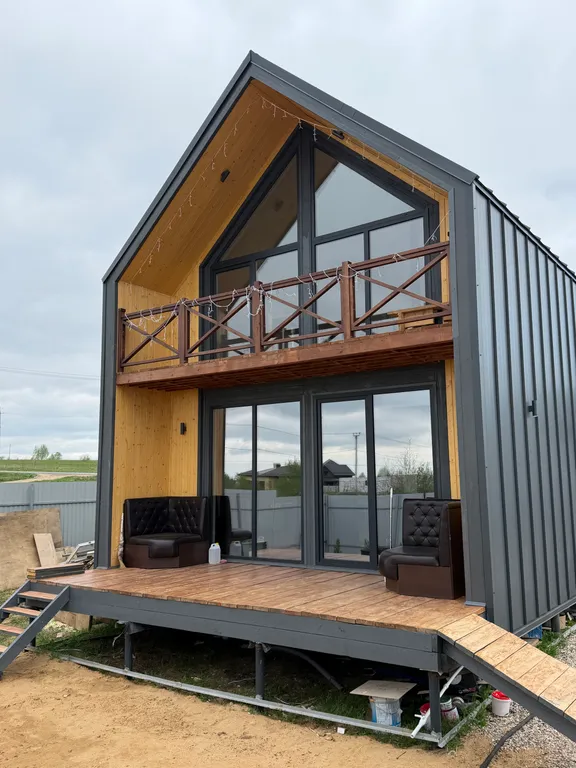 Дом 104m2 — чан, мангальная зона, Wi-Fi
