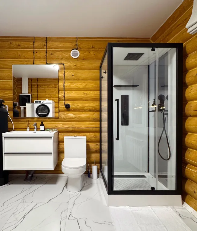 Дом с баней на берегу Москвы реки