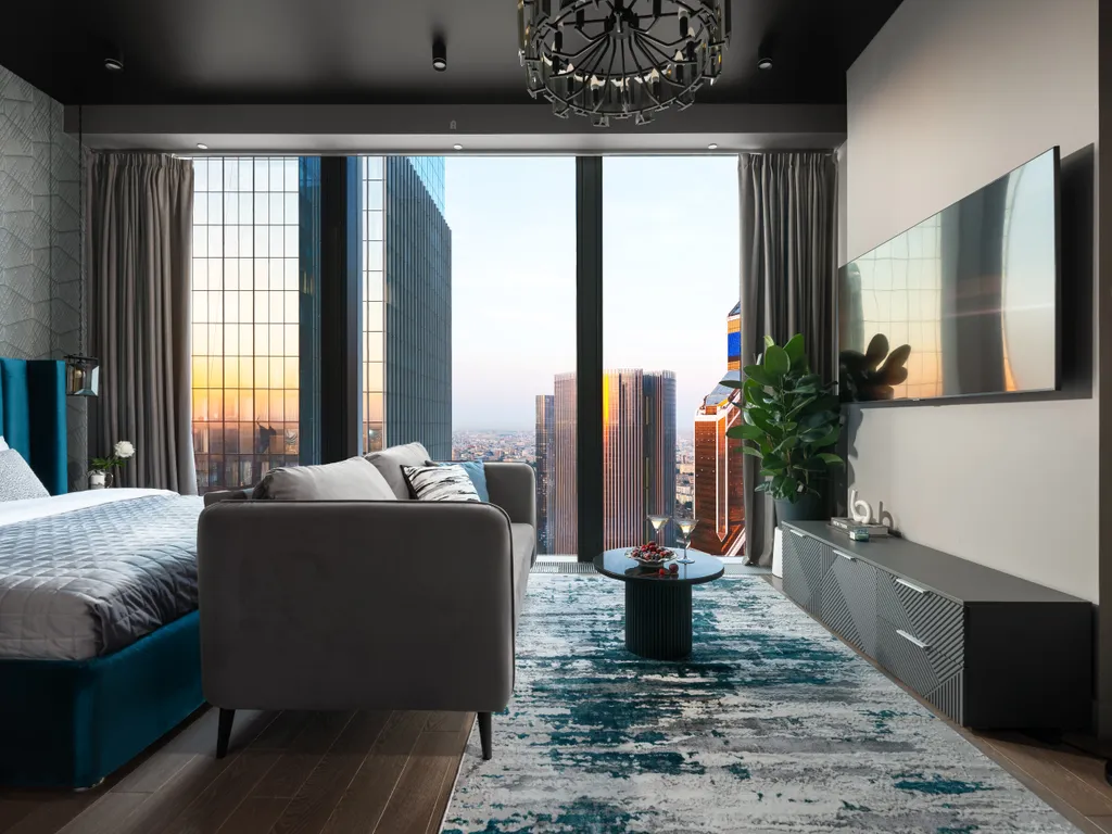 Квартира Квартира Видовая студия GM в Москва-Сити – твой личный penthouse — Москва