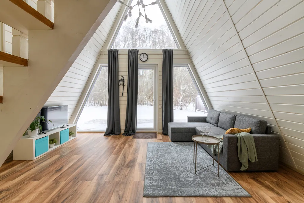 Уютный домик A-Frame