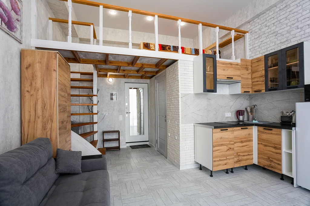 Новая двухуровневая студия в Алупке