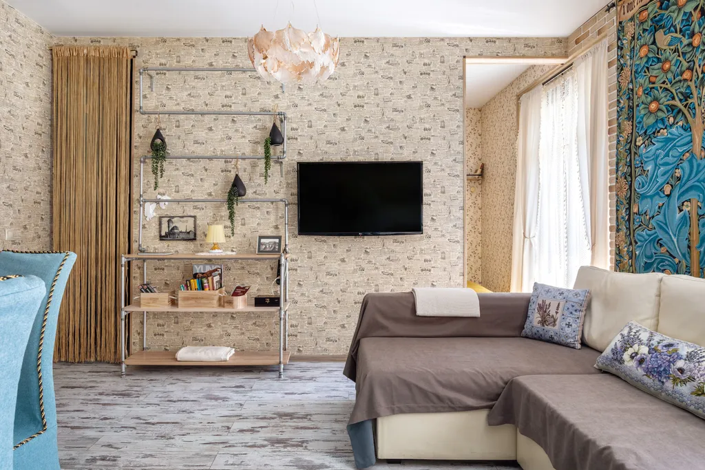 Семейные апартаменты "Гобелен" с балконом | 5 гостей, 3 спальные зоны