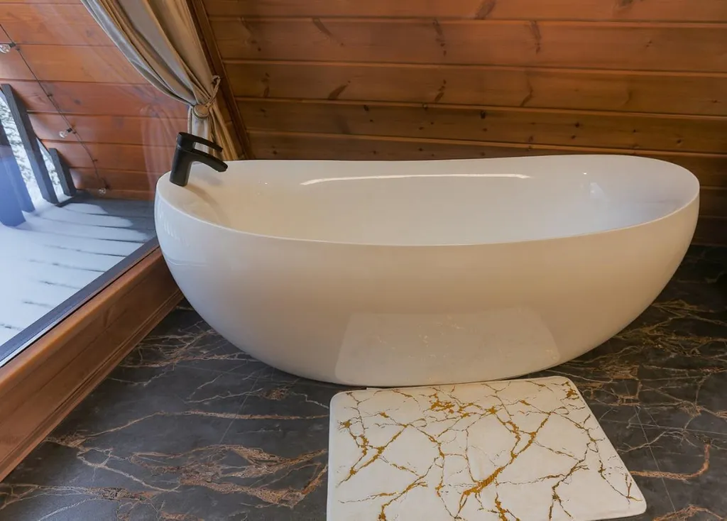 Большой дом a-frame в-небо с бассейном