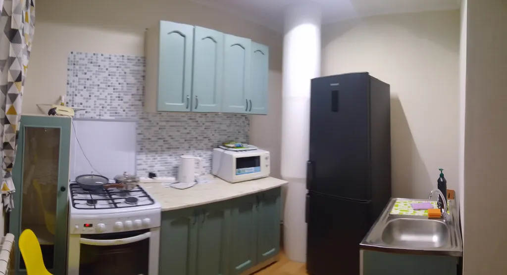 Двухкомнатная квартира в шаговой доступности от пляжа