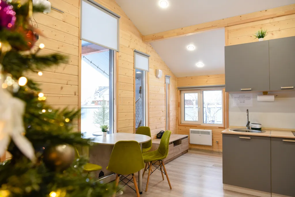 Уютный дом с баней и чаном