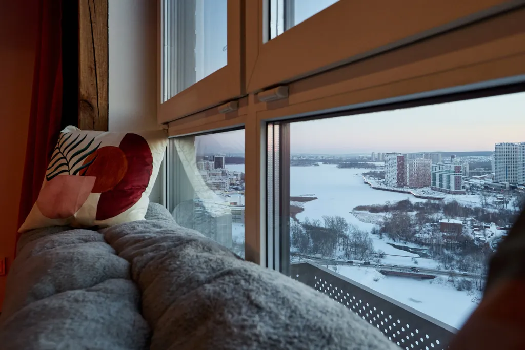 Квартира Квартира Романтичная студия с панорамным видом — Екатеринбург