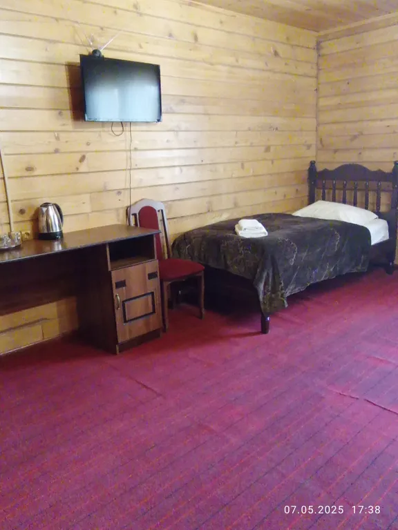 Трёхместный однокомнатный номер на 1 этаже