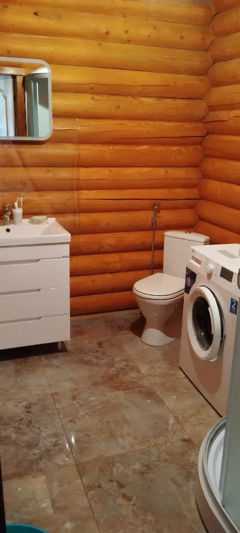 Новый дом из сруба в Даргавсе