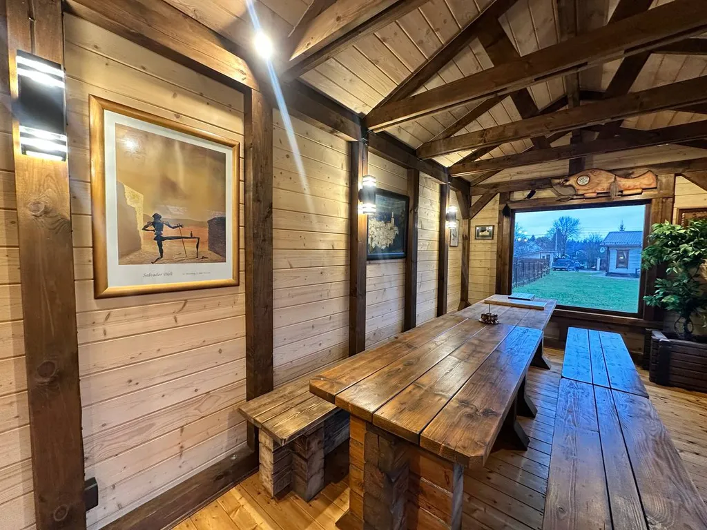 Русская усадьба с баней со швейцарским флёром