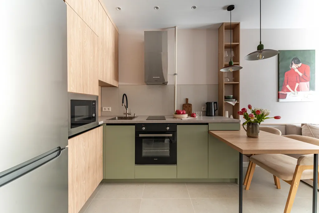 Квартира Квартира с отдельной спальней и рабочим местом в 900 метрах от пляжа — Зеленоградск