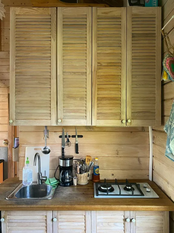 Коттедж Деревянный дом с фонариками вблизи дворцов и парков — Санкт-Петербург