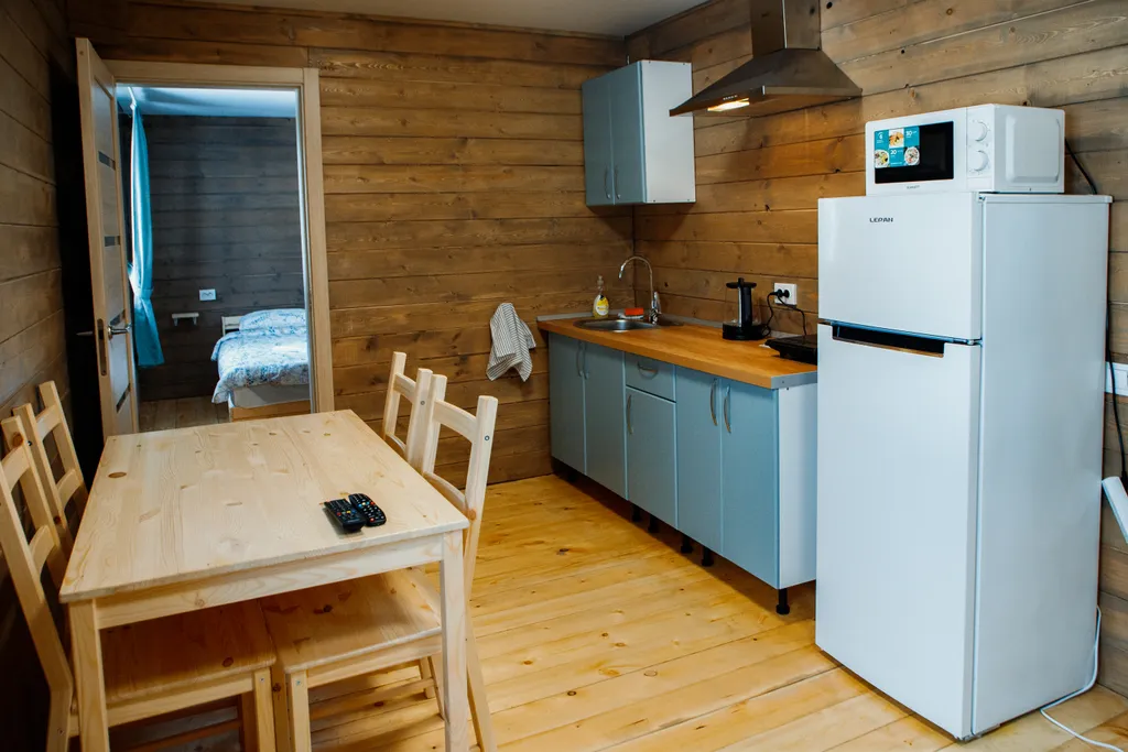 Коттедж Теплый дом с двумя спальнями — Шерегеш