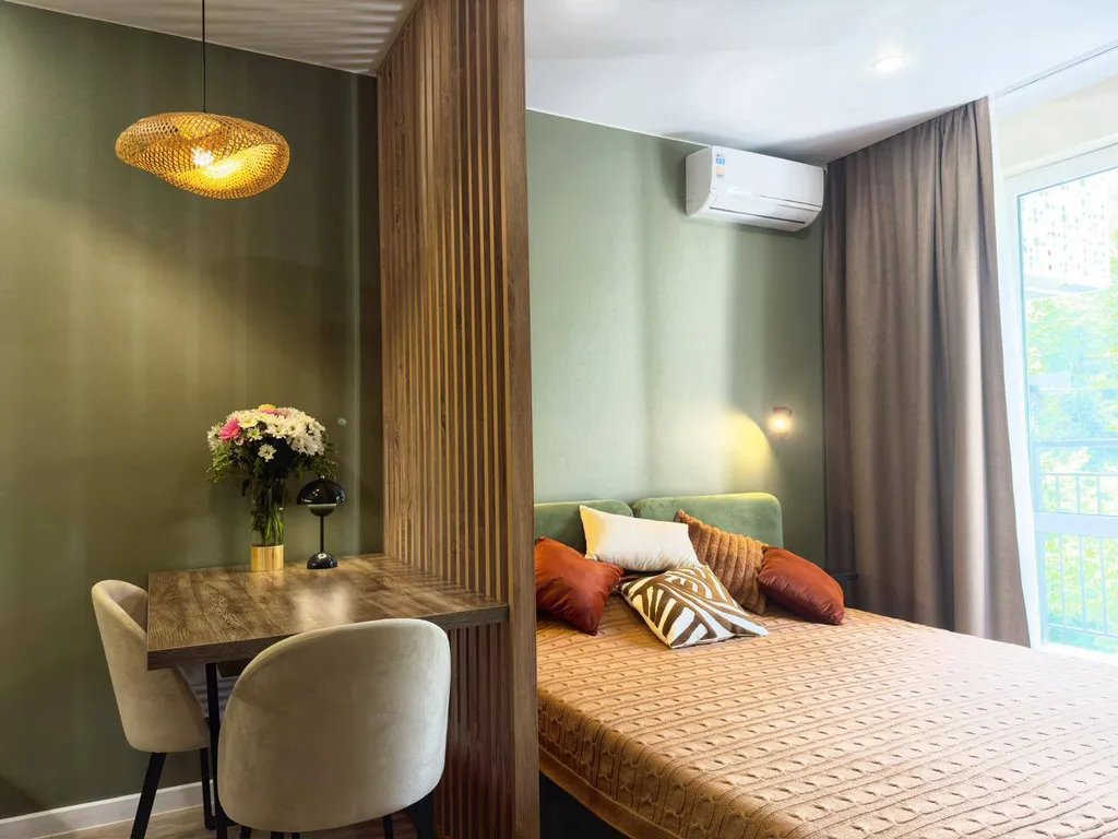 Студия рядом с рекой для трех гостей