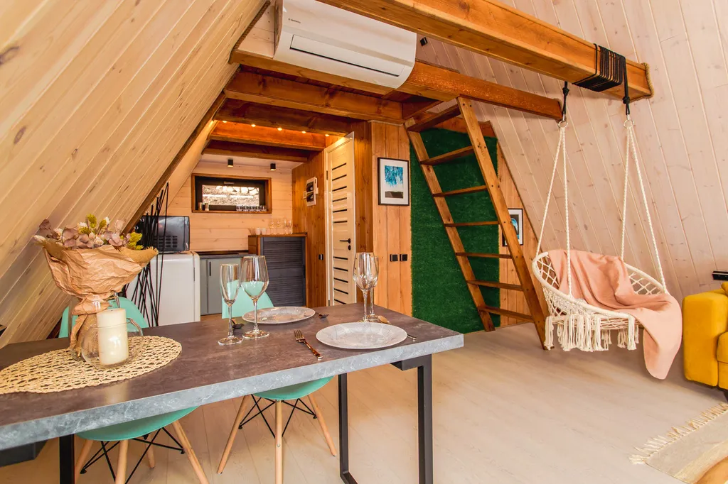 Уютный дом A-frame