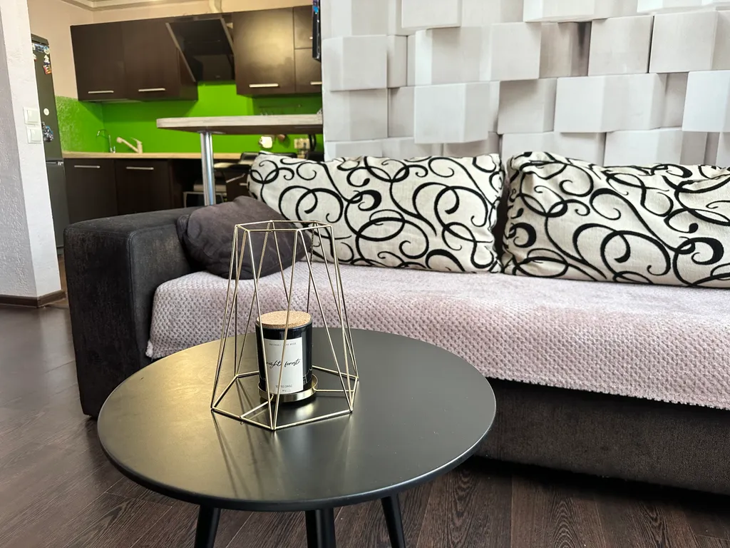 Уютная светлая квартира с кофемашиной