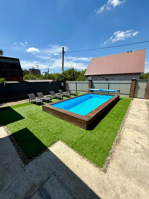 Уютный домик с баней и теплым бассейном