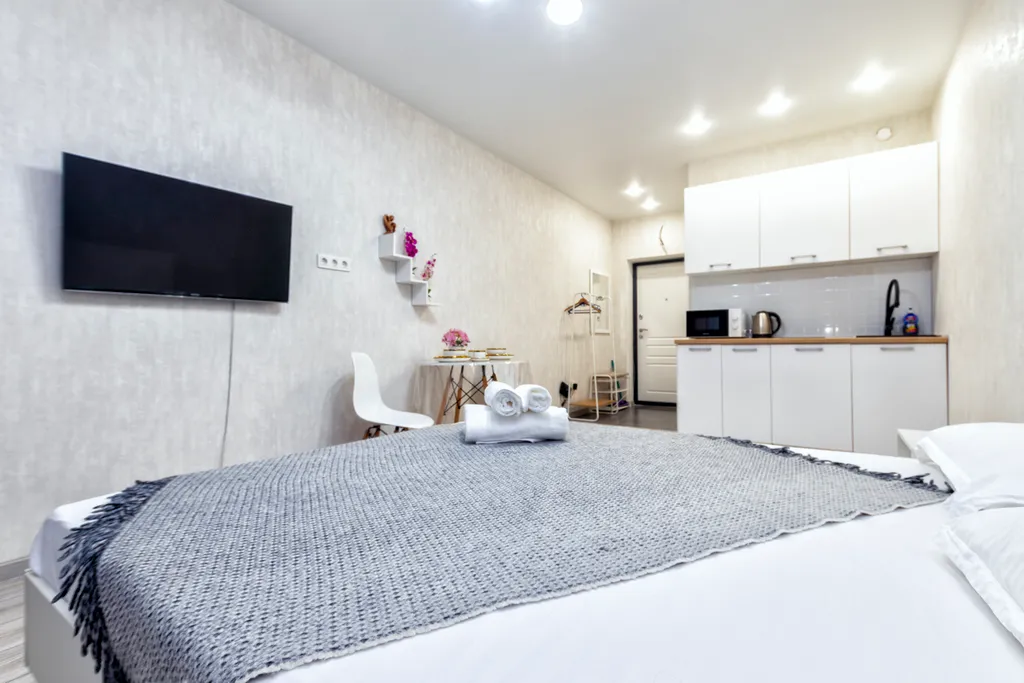 Светлая и современная 1-комнатная квартира