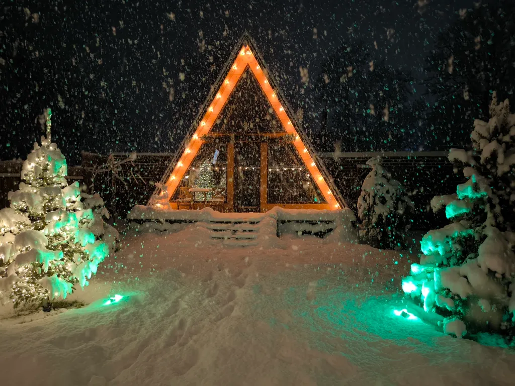 Шале в стиле Афрейм с индивидуальной территорией