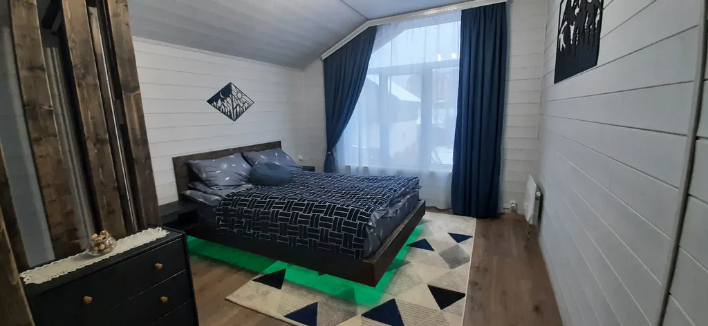 Коттедж Четырехместная половина дома Зима — Архыз