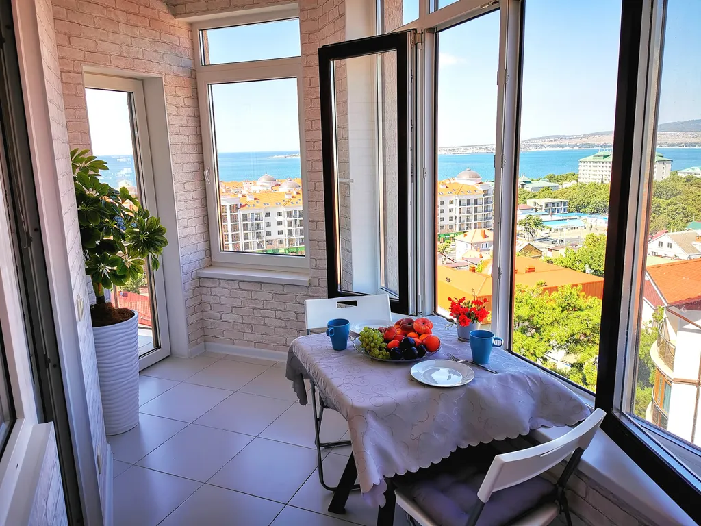 Квартира Уютные апартаменты Paradise с видом на море — Геленджик