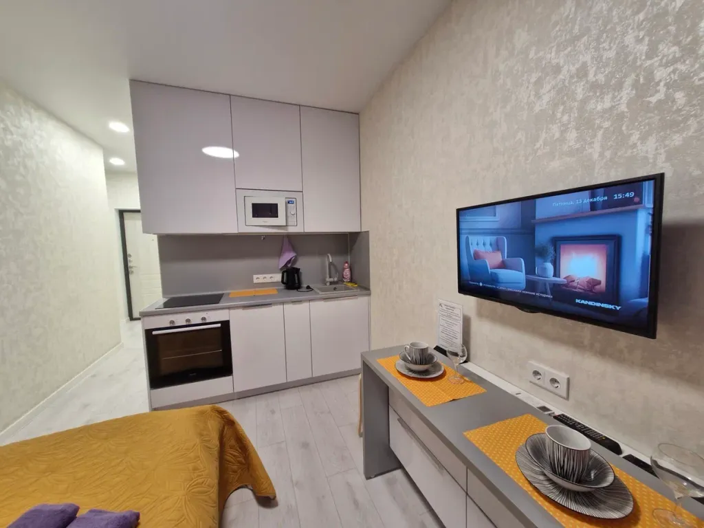 Стильные апартаменты со всем необходимым в Леонидовке