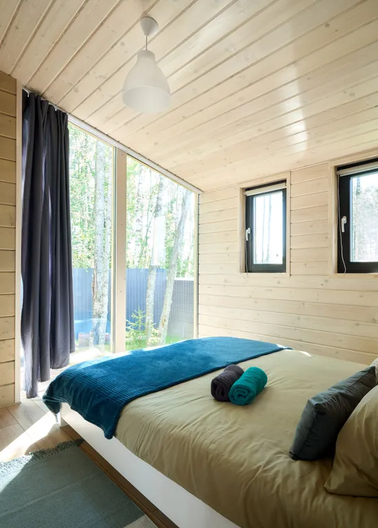 Дом Лахта с  баней на дровах