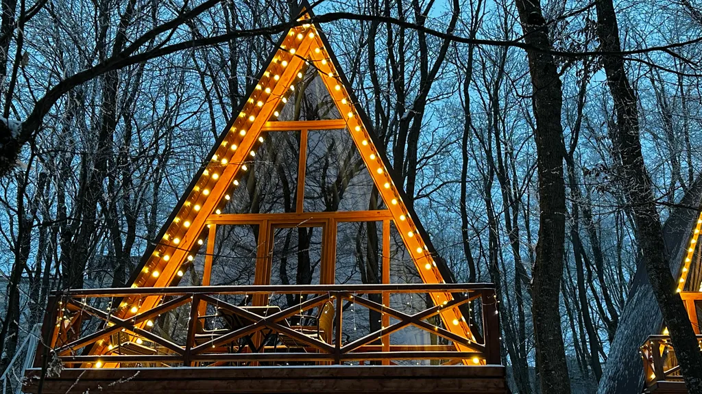 Дом в лесу для семейного отдыха