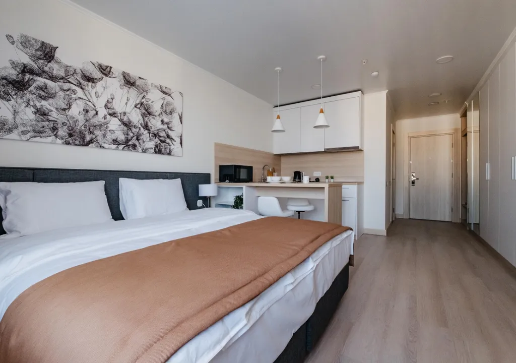 YES Апарт-отель | King-Size кровать, собственная кухня и уют как дома