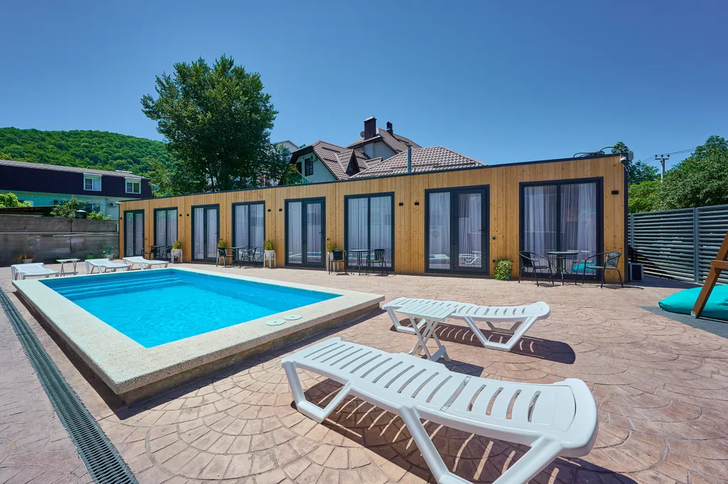 Коттедж Домик-шале с размещением до 4 гостей — аренда посуточно в Архипо-Осиповка