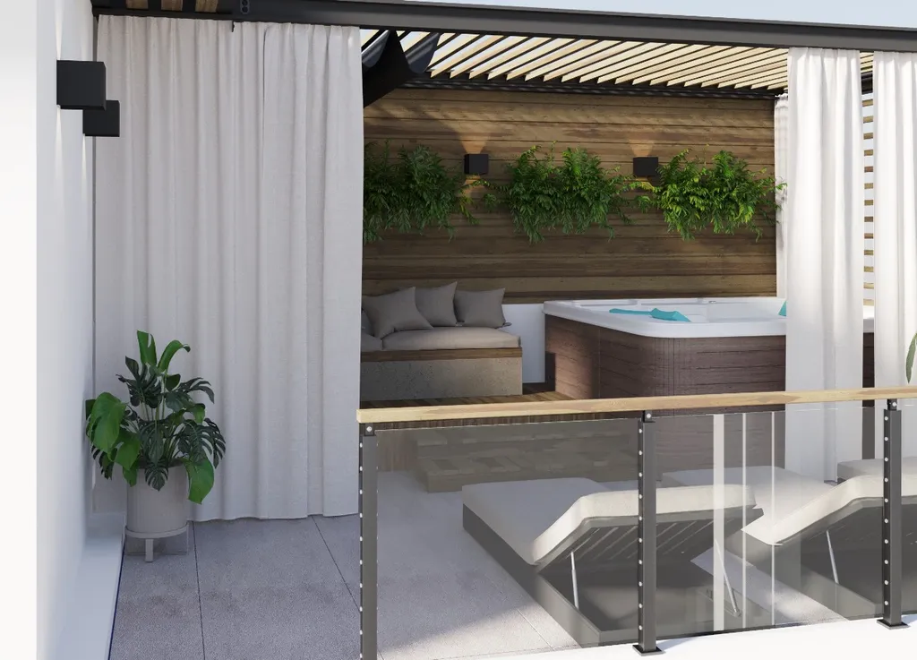 Четырёхместный люкс с выходом на террасу 12