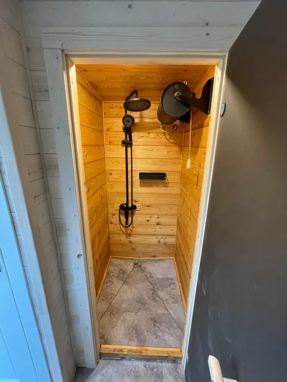 Дом-баня ольха с видом на горы