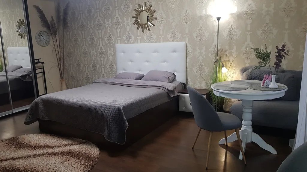 Студия в центре города, парк, ледовая арена