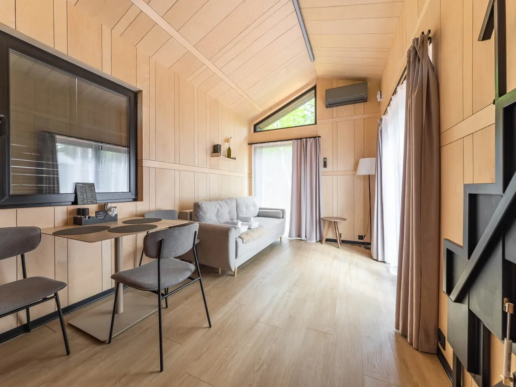 Коттедж Уютный дом в лесу до 4-х с купелью фурако и мангалом — Глубокое (Красносельская с/п)