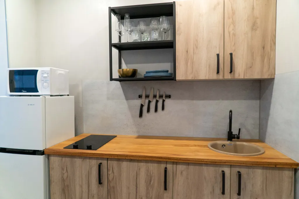 Однокомнатная квартира в центре города и видом на горы