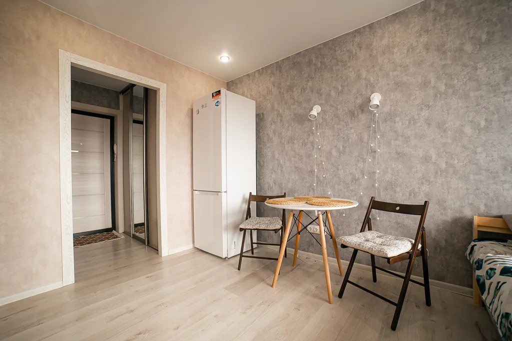 Уютная студия в скандинавском стиле