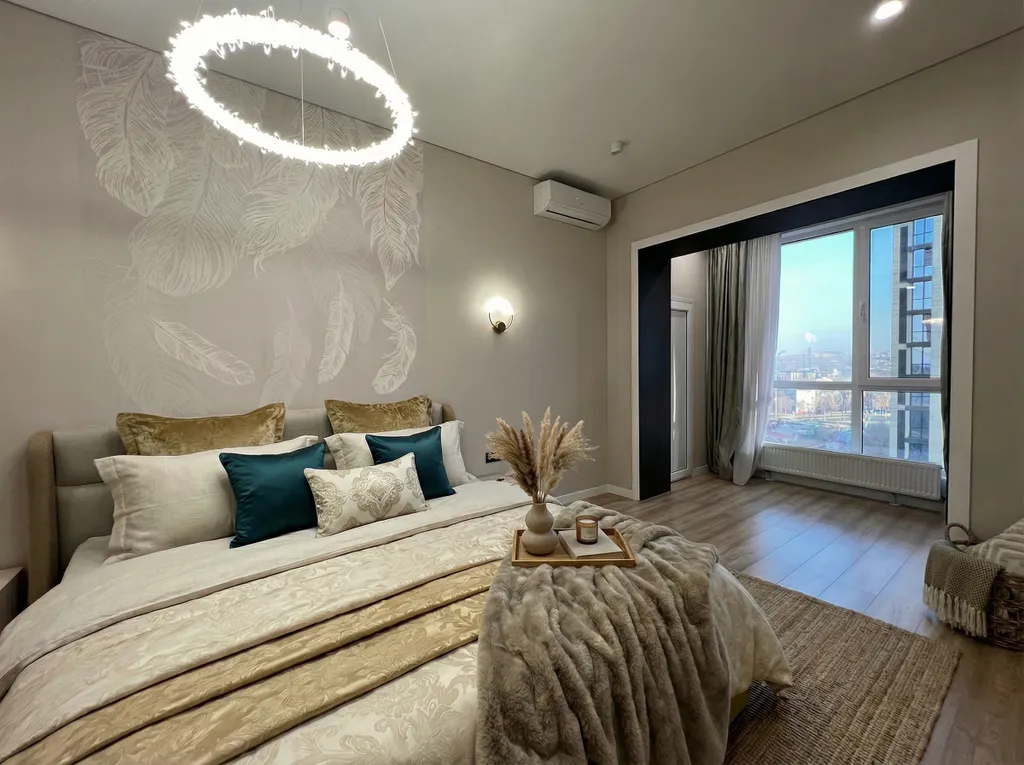 Просторные, стильные апартаменты с видом на горы