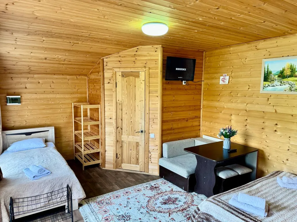 1-комнатный дом с двуспальной кроватью №1 и №4