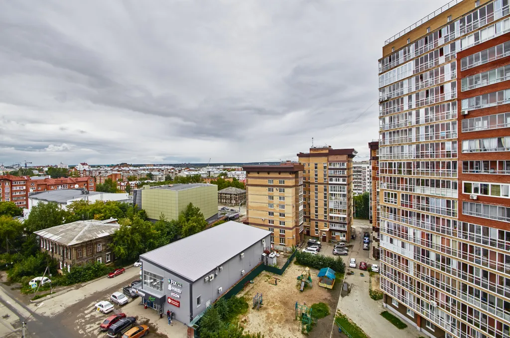 Студия с красивым видом