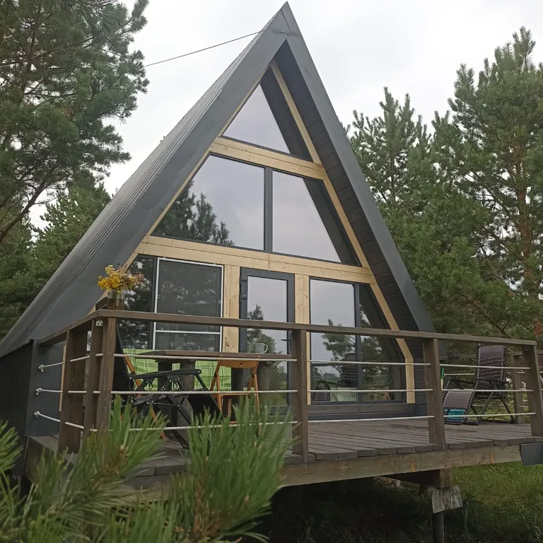 Новый домик с чаном, в тихом красивом месте